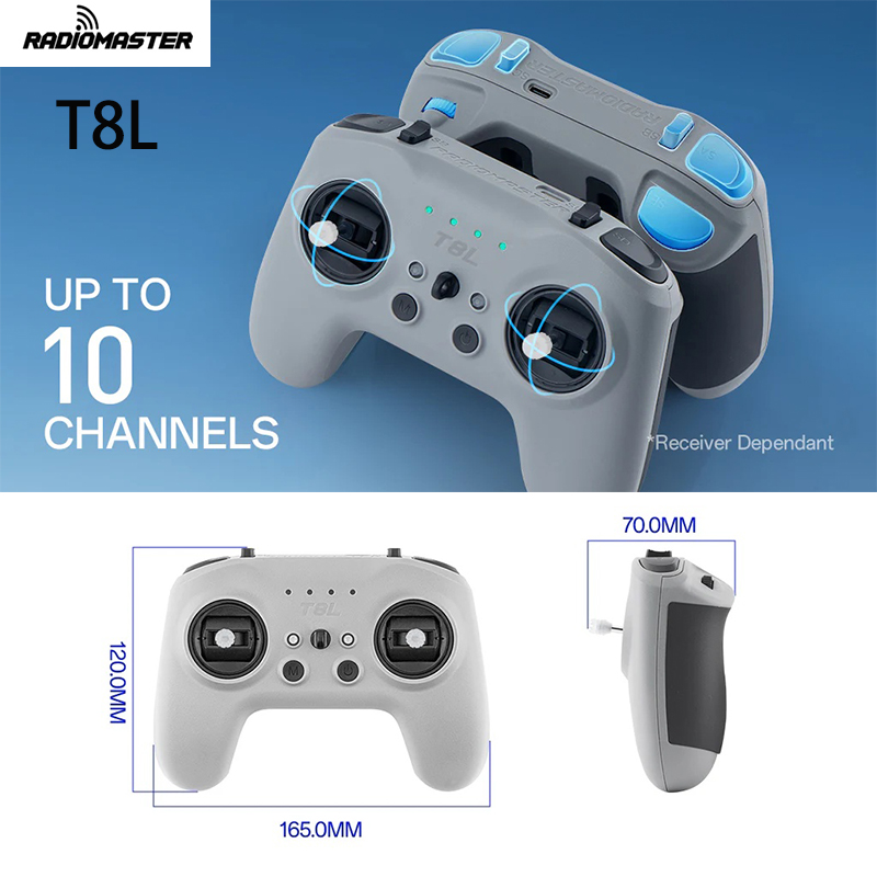 Drone Gimbal - RadioMaster T8L Funkfernsteuerung M2 2.4GHz ExpressLRS