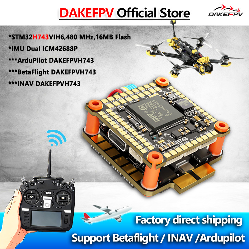DAKEFPV H743 FC 6S 55A 8S 70A  – Drone Power Distribution Board Bewertung und Preis