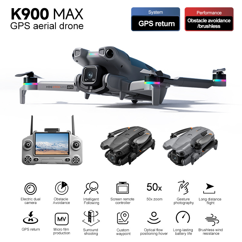 K900 Max Drohnen-Set mit 4,5-Z – Drone Gps Mount Bewertung und Preis